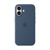 Чехол для iPhone 16 Silicone MagSafe синий деним