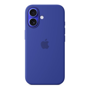 Чехол для iPhone 16 Silicone with MagSafe ультрамарин