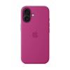 Чехол для iPhone 16 Silicone MagSafe фуксия