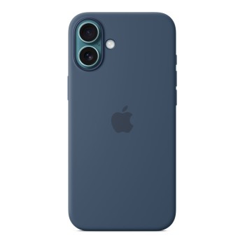 Чехол для iPhone 16 Plus Silicone MagSafe синий деним