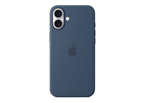 Чехол для iPhone 16 Plus Silicone MagSafe синий деним