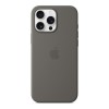 Чехол для iPhone 16 Pro Max Silicone with MagSafe серый