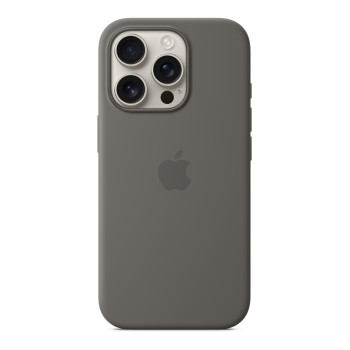 Чехол для iPhone 16 Pro Silicone MagSafe серый