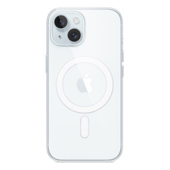 Чехол для iPhone 15 MagSafe поликарбонат прозрачный