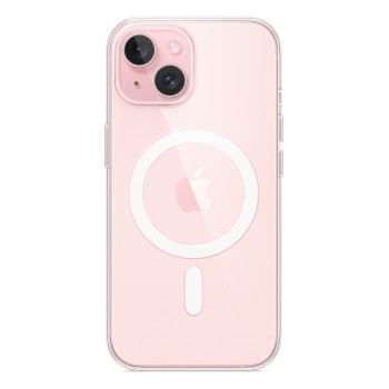 Чехол для iPhone 15 MagSafe поликарбонат прозрачный