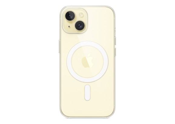 Чехол для iPhone 15 MagSafe поликарбонат прозрачный