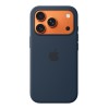 Чехол для iPhone 17 Pro Silicone MagSafe темно-синий