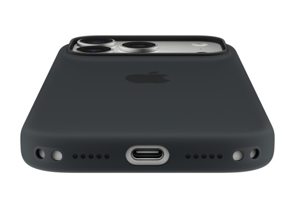 Чехол для iPhone 17 Pro Silicone MagSafe фиолетовый туман