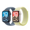 Apple Watch SE 3 44 mm Starlight Aluminum Neon Yellow Sport Loop M/L