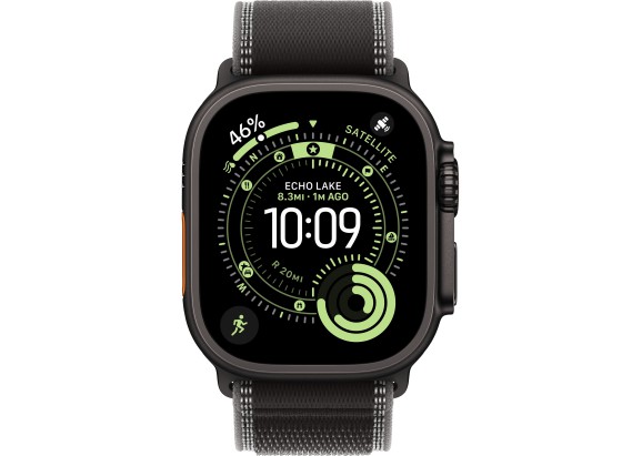 Apple Watch Ultra 3 49mm Black Titanium Bl-Charcoal Trail Loop M/L