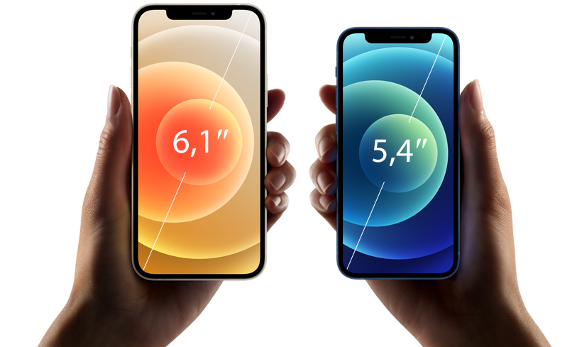 iPhone 12 и iPhone 12 mini с OLED-дисплеями